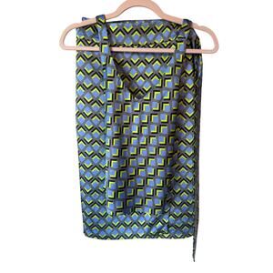 Wild Fang Cubic Print Empower Satin Cami Size XS